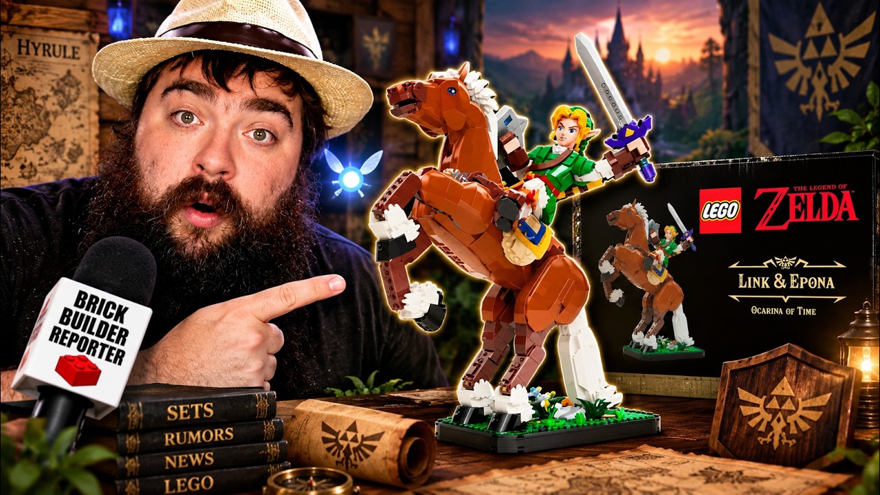 LEGO JUST ANNOUNCED LINK & EPONA! 🐴🗡️ | Ocarina of Time Set