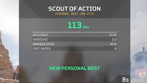 Scout of Action Challenge 113 Score | Apex Legends