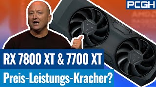 RX 7800 XT und 7700 XT angekündigt: AMD grillt Nvidia mit DIESEN neuen Grafikkarten