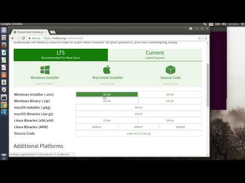 ติดตั้ง node.js บน ubuntu
