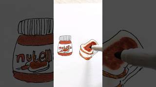 How I doodle Nutella doodle shorts nutella doodleart