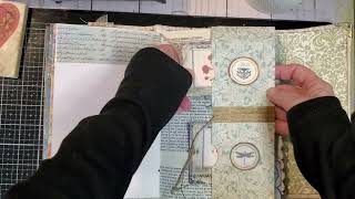 Exploring Adding Elements to Vintage Journal