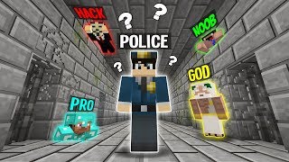 ESCAPE FROM PRISON CHALLENGE! NOOB vs PRO vs HACKER vs GOD in Minecraft Animation