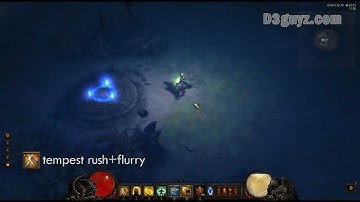 99 Diablo3 Monk skill tempest rush flurry