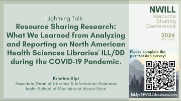 NWILL 2024: LR4 Resource Sharing Research