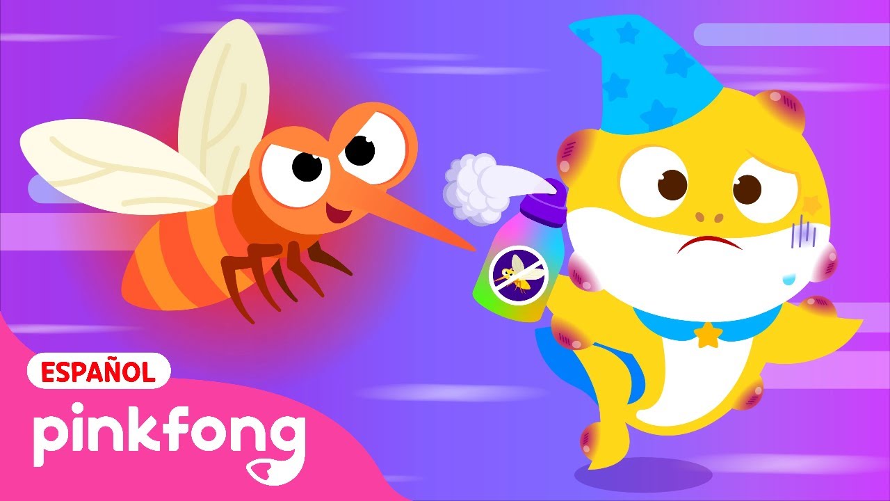 Tiburón Bebé vs. los Mosquitos de Halloween🦟🎃｜La Familia Tiburón Se Volvió Zombi｜Pinkfong en español