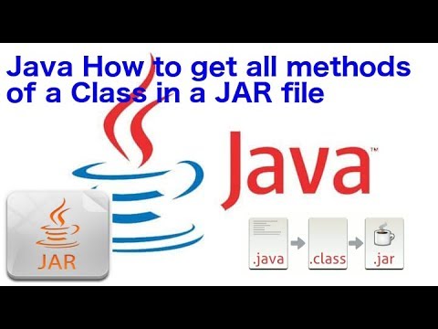 Java How to get all methods of a Class in a JAR file