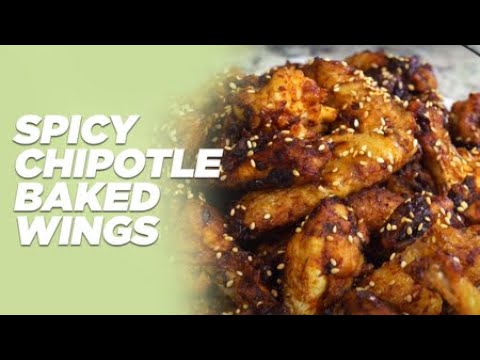 SPICY CHIPOTLE BAKED WINGS