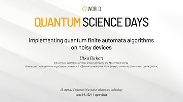 Implementing quantum finite automata algorithms on noisy devices | QSD 2021