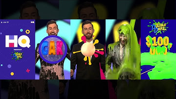 HQ Trivia $100,000 Prize - Nickelodeon DOUBLE DARE Slime Edition - Sunday, June 24, 2018 - 9pm EDT