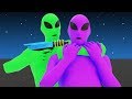 The green  purple alien gang war is over gta 5