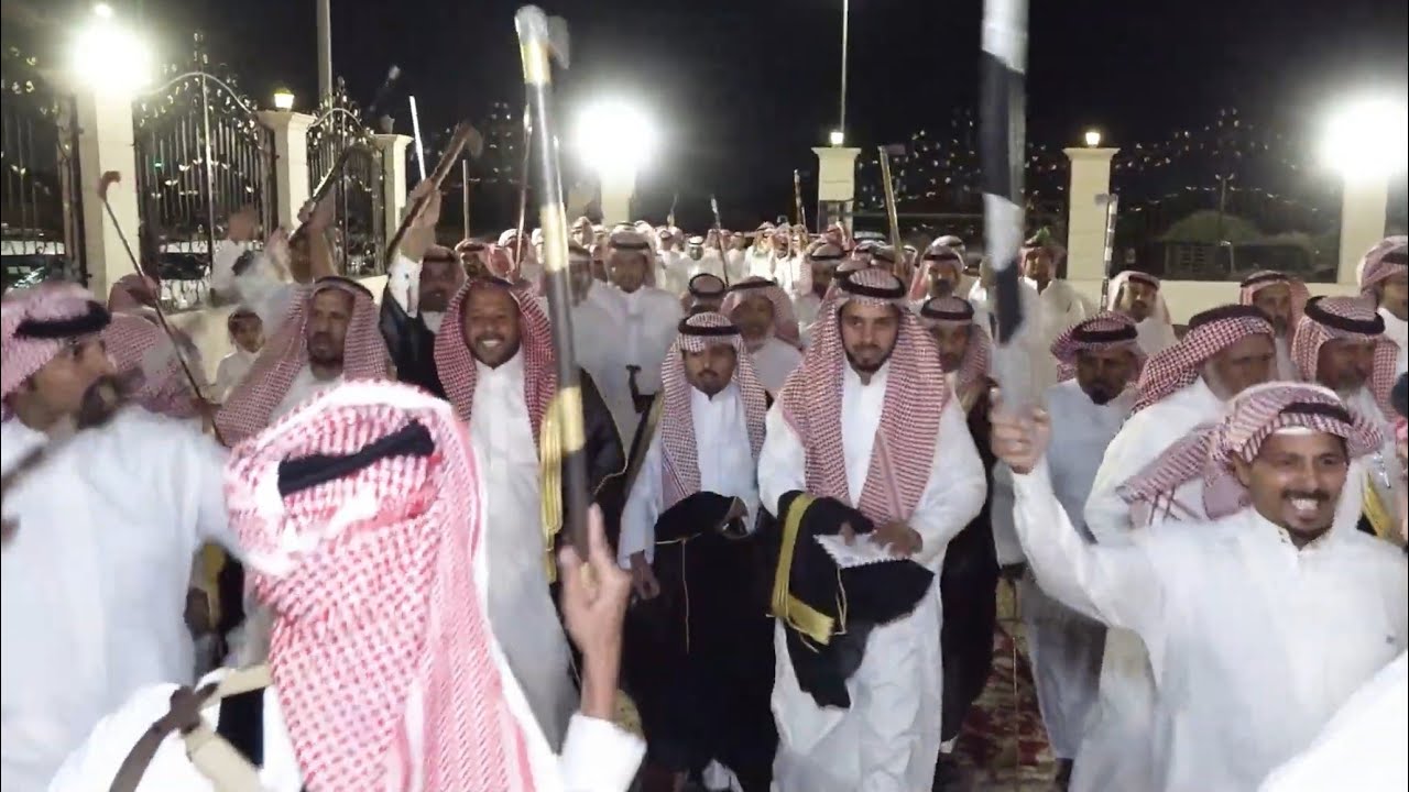 مبدأ قبيلة المفارجة من بنيوس بني الحارث عند قبيلة آل شداد من بنيوس بن الحارث |زواج نواف هزاع الحارثي