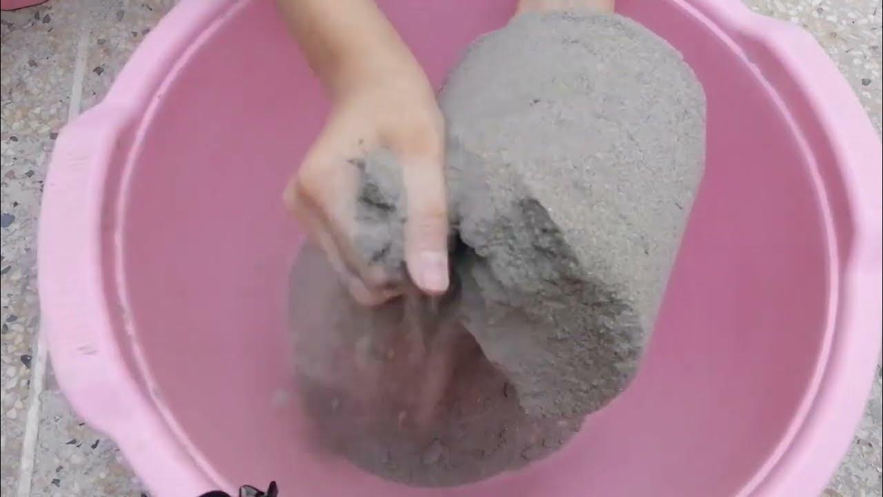 Soft Sand Cement Dry Crumbling YouTube