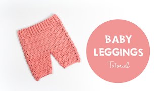 Super Easy Tutorial For How To Crochet Baby Pants or Leggings | Croby Patterns
