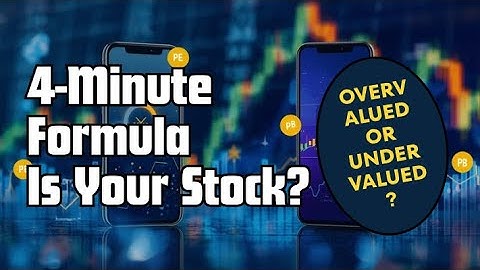 4-Minute Formula to Know If a Stock Is Overvalued or Undervalued |PE, PEG, PB Explained with Example