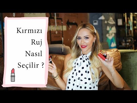 Video: Doğru kırmızı ruj nasıl seçilir