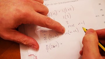 Q1 proof by induction sequences