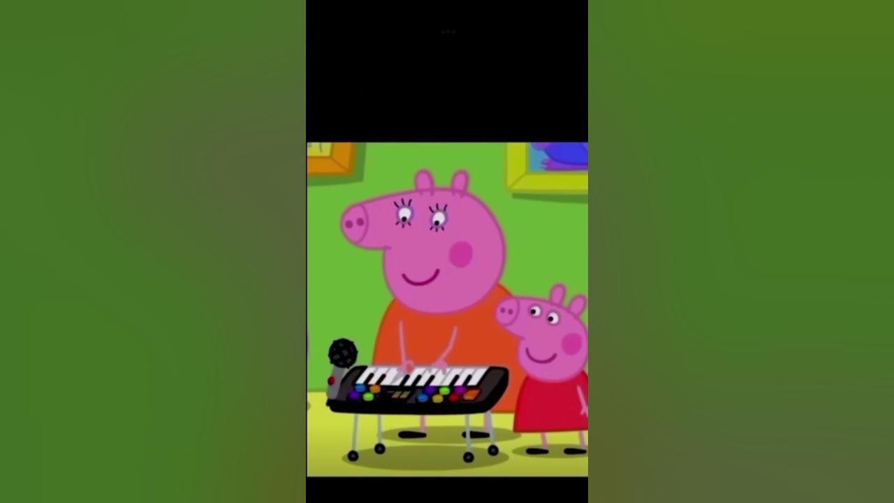 Did peppa pig animate the piano correctly #piano #comedyvideos #funny#shorts#peppapig