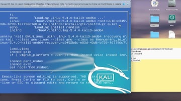How to reset Kali linux root Password in VirtualBox