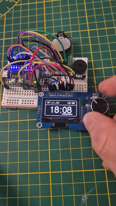 Simple timer at Arduino Microcontroller with RTC and OLED-Display ...
