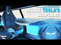Inside Tesla&#39;s Super Luxurious Airplane