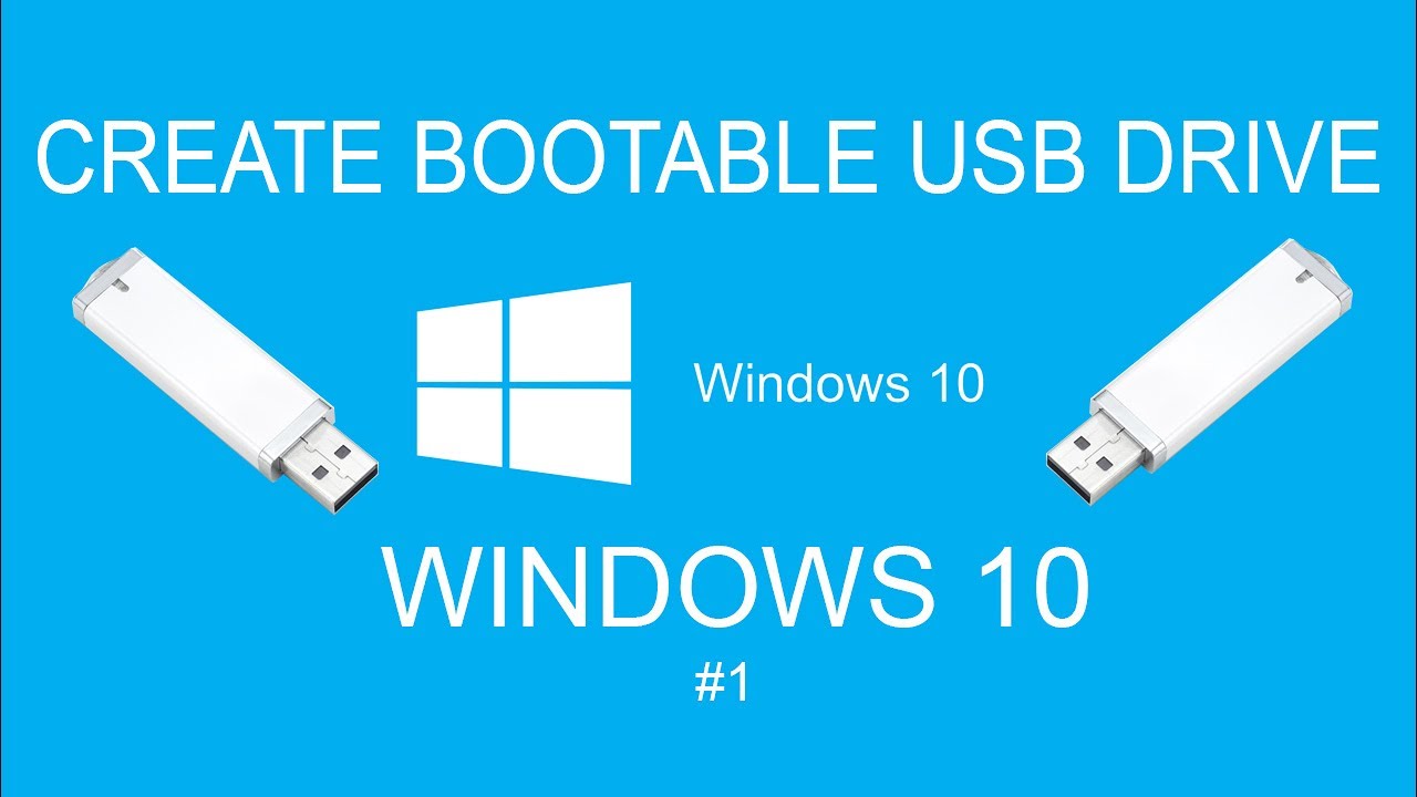 How to create bootable usb drive windows 10 with Windows ...