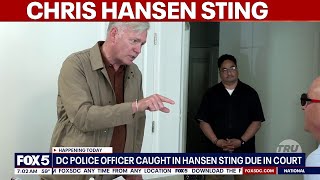 DC police officer caught in Hansen sting due in court