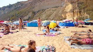 Nazaré Crowded Beach Walk - 16072022 Portugal 4K60P