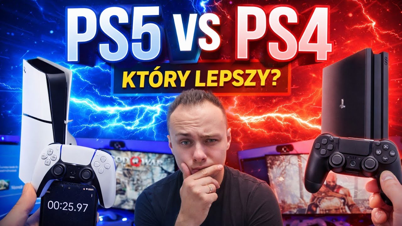 PS5 VS PS4 czy taki pojedynek ma sens? Czy PlayStation 4 jeszcze daje radę? | Jest aż tak wolne?? |