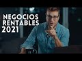 TOP 7 NEGOCIOS RENTABLES PARA INICIAR en 2021 - Cesar Dabian