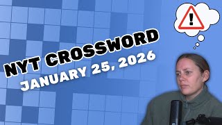 Alert! Alert! | NYT Sunday Solve | January 25, 2026