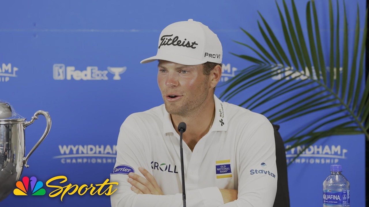 Michael Brennan reflects on Wyndham Championship win, PGA Tour playoff spot | Golf on NBC Sports