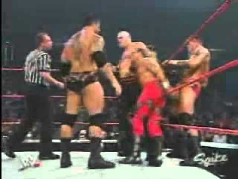 Rob Van Dam, Shawn Michaels Goldberg vs Randy Orto...