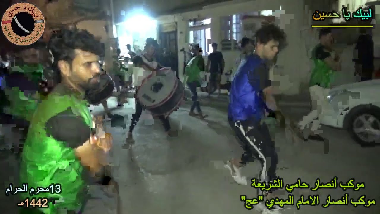 زنجيل قوي لموكب أنصار حامي الشريعة مع موكب أنصار الامام المهدي 