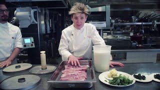 Chef Viviana Varese • Essenza: agnello affumicato • Smoked lamb