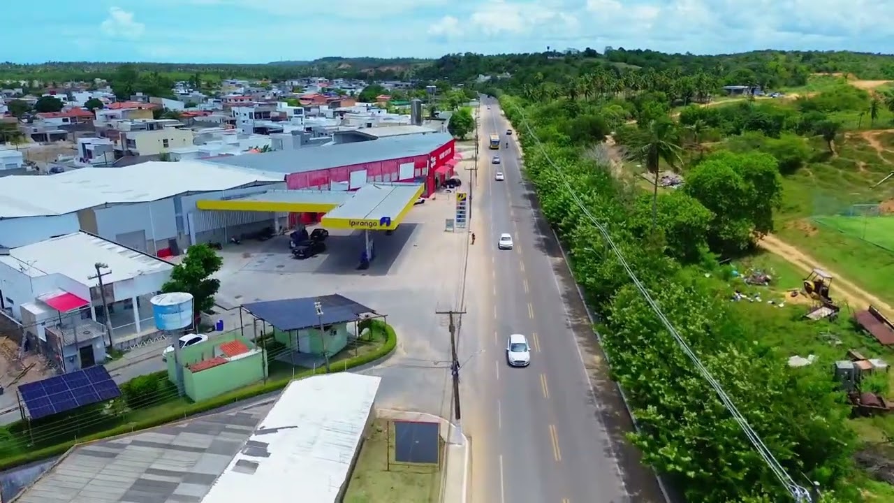 De Paripueira | até o Hibiscus em Ipioca | Maceió | Alagoas Brasil | visto de cima em 1080p