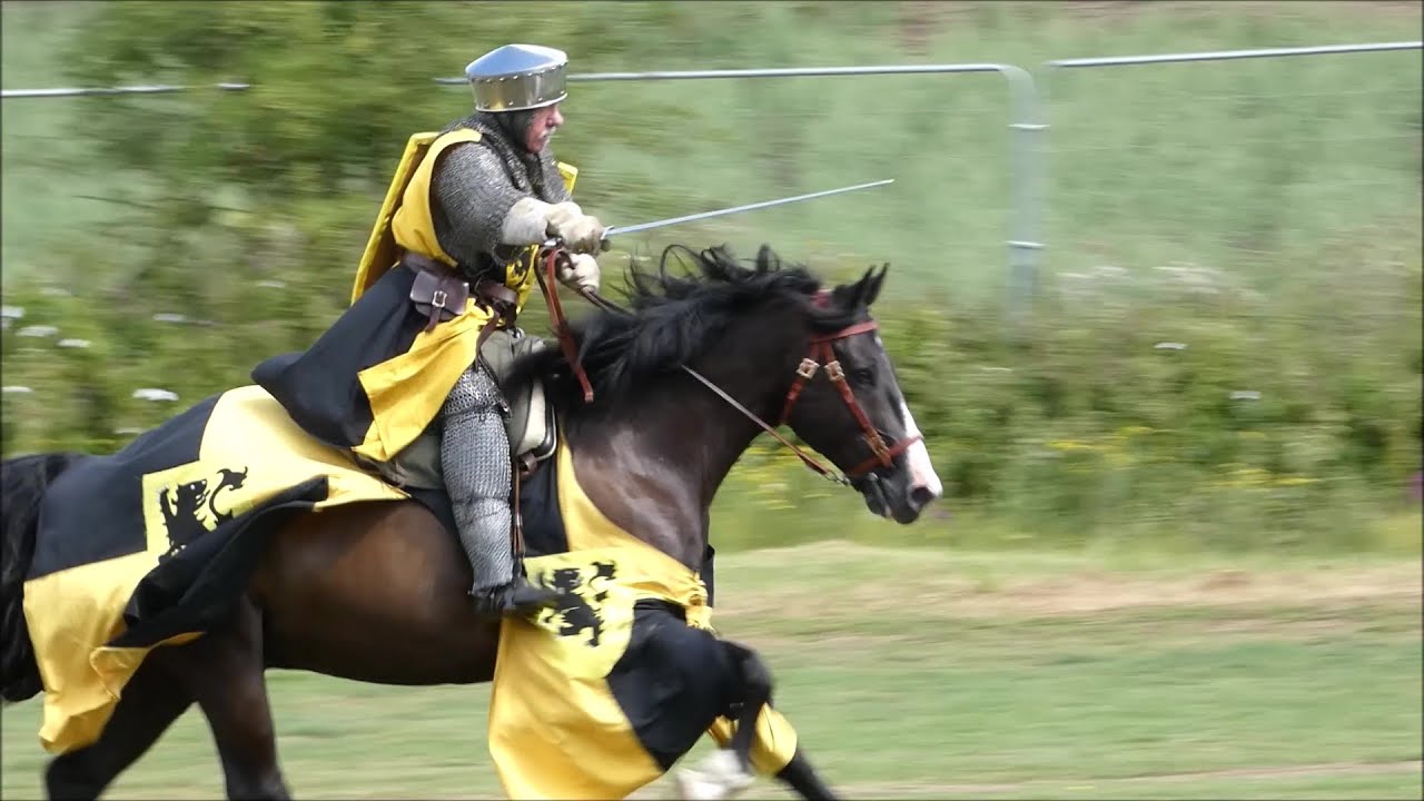 Medieval Cavalry Skill at Arms Display - Battle of Evesham Festival 2025