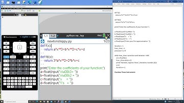 Python Programming Tutorial Module 1 - Newton