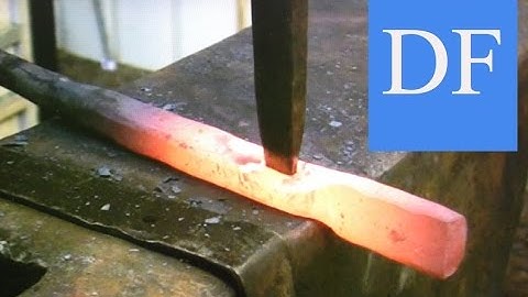 Blacksmithing for Beginners -: Forging blacksmith tongs  2