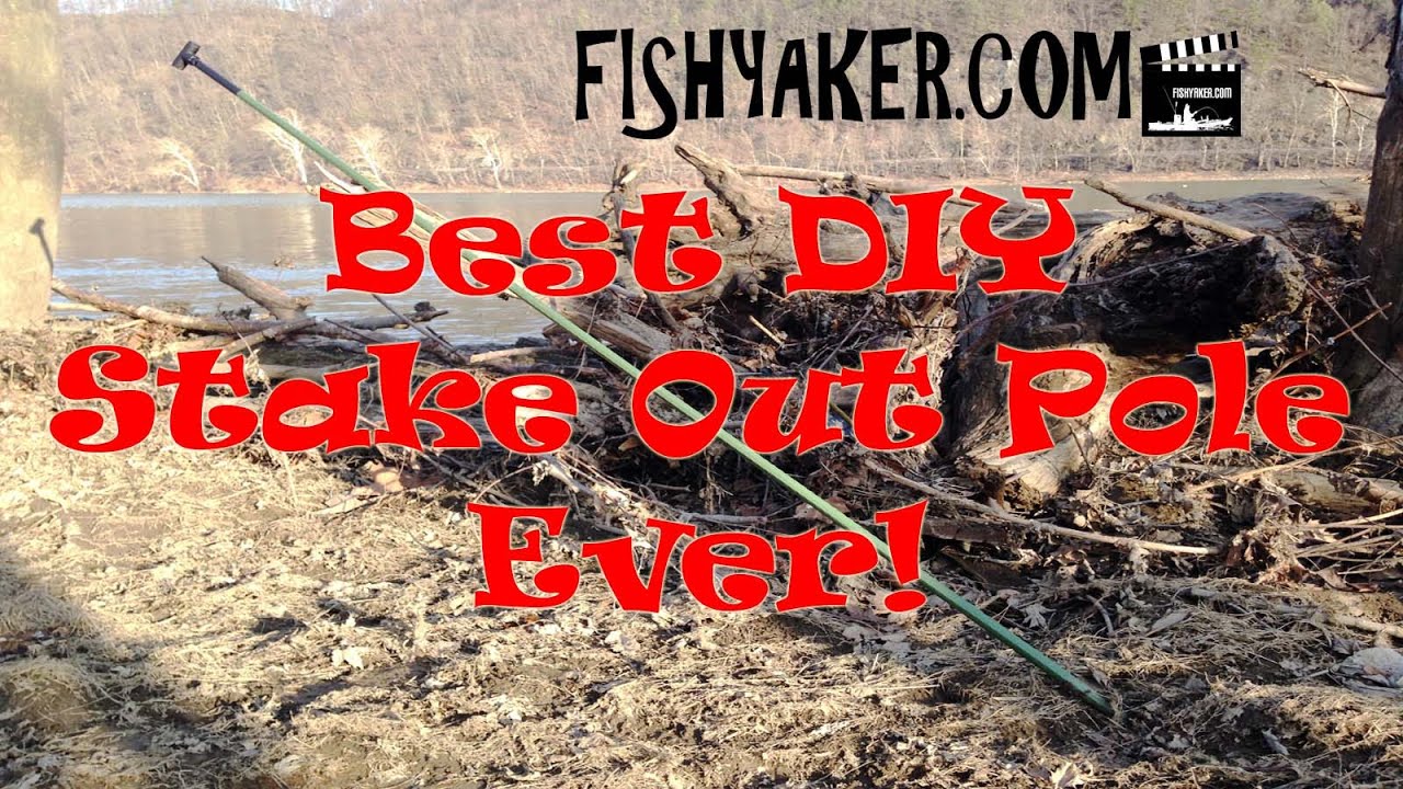 best diy kayak fishing stake out pole!: episode 288 - youtube