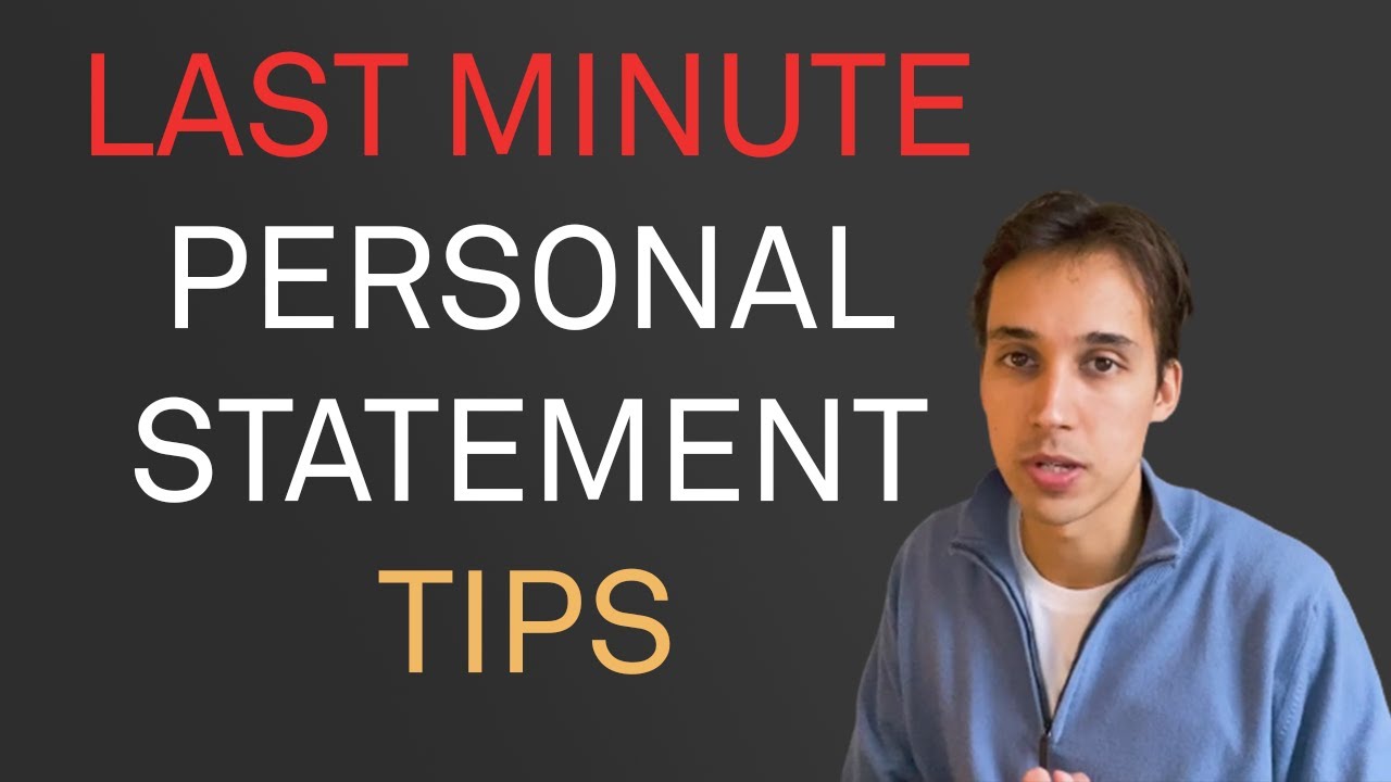 How to BOOST your UCAS Personal Statement | Last minute UCAS Tips | A&J ...