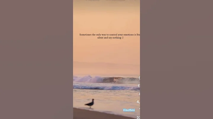 "Never make a permanent decision based on a temporary emotion."