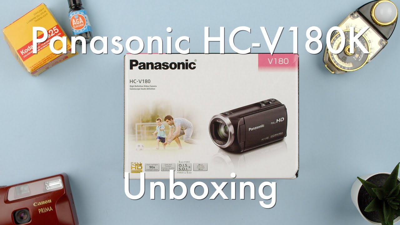 Unboxing the Panasonic HCV180K Video Camera Panasonic HCV180 YouTube