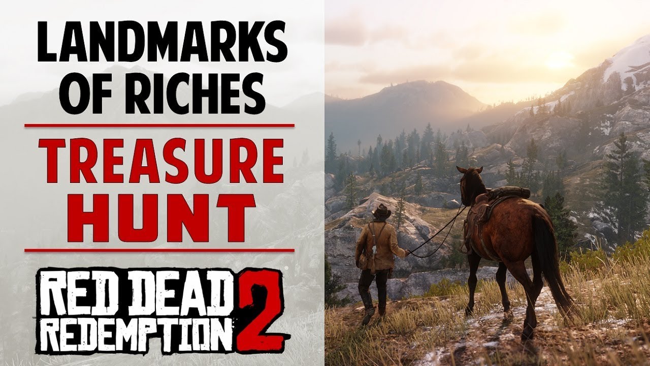 Red Dead Redemption 2 Landmarks of Riches Treasure Map locations