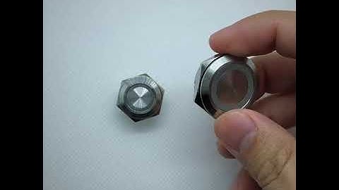 Stainless Steel Push Button Switch Short-Throw Self-Reset Momentary 12mm 16mm 19mm 22mm 25mm 30mm