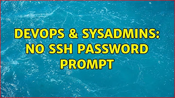 DevOps & SysAdmins: No SSH password prompt