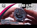 Seiko alpinist sarb017 unboxing  first impressions is this love