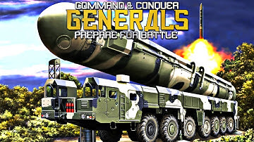Nuke RUS vs GLA MLRS (PREPARE FOR BATTLE MOD) C&C Generals Zero Hour