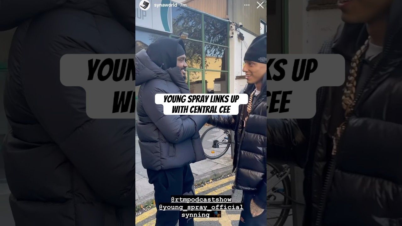 Central Cee Links Up With Young Spray & Drops Him A Syna x Nike Package 