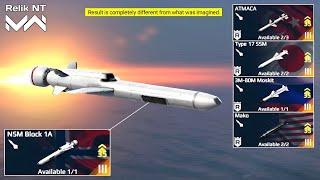 Nsm Block 1A Vs Atmaca Vs Type 17 Ssm Vs Moskit Vs Mako Missile Comparison - Modern Warships